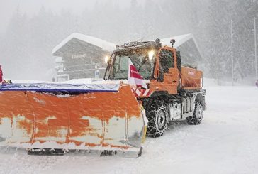 The Unimog in winter: fighting snow