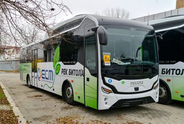 Anadolu Isuzu'nun çevre dostu otobüsü KENDO Kuzey Makedonya yollarında