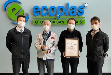 Ecoplas, Toyota tarafından Avrupa Bölgesel Katkı Ödülü’ne layık görüldü!