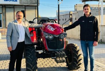 Türkiye'de üretilen ilk Yanmar traktör teslimatı